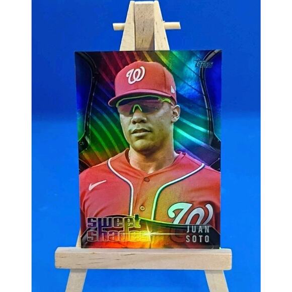 Juan Soto Sweet Shades Black Refractor #SS-3 Topps 2022 SP 183/299 - Picture 3 of 8